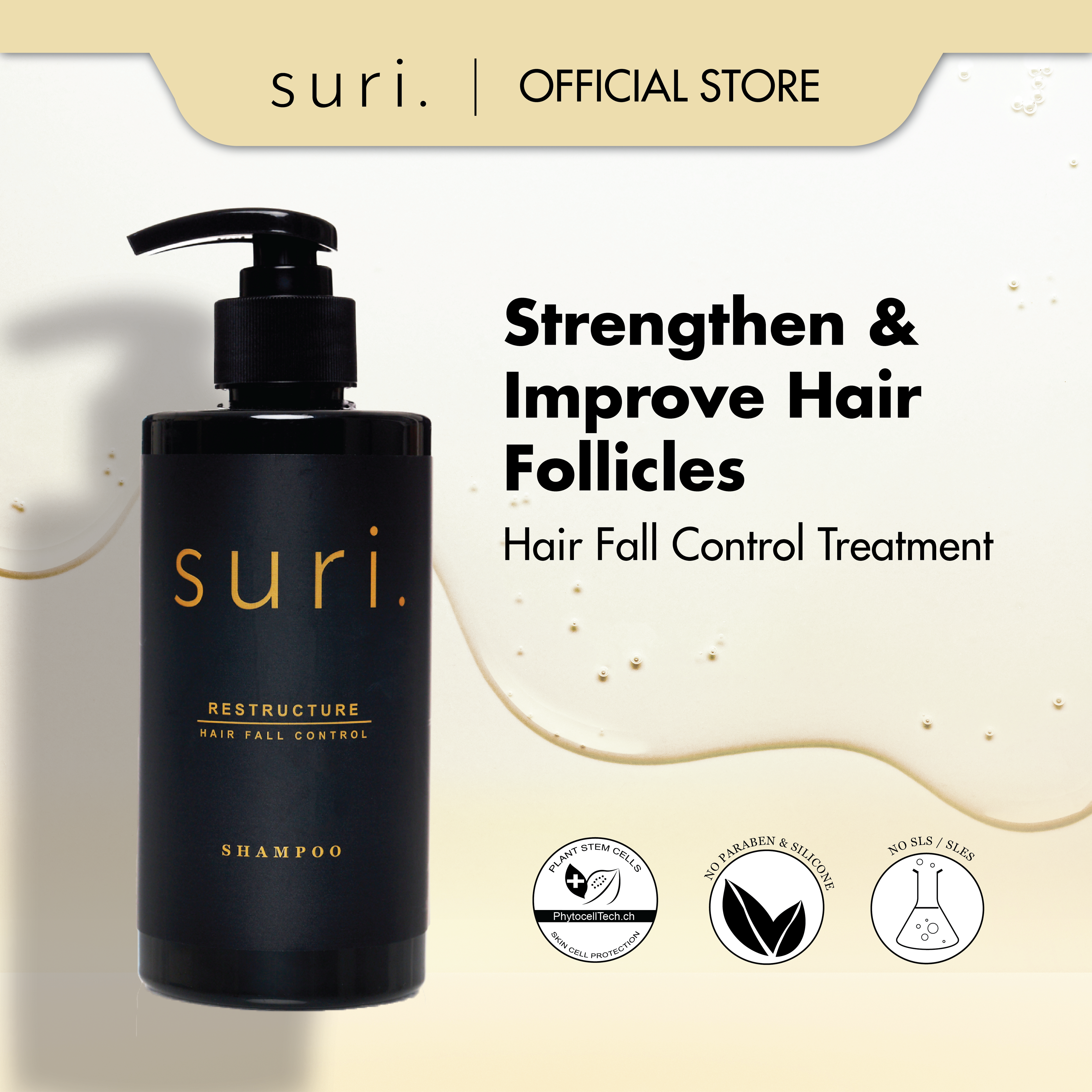 Suri Restructure : Hair Fall Control Shampoo
