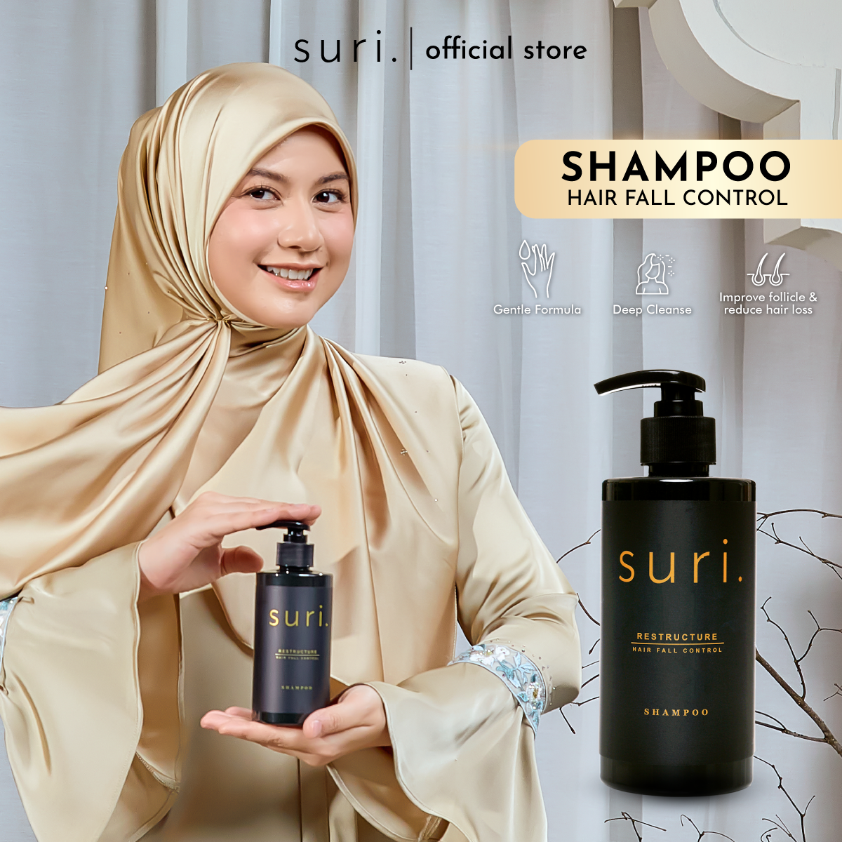 Suri Restructure : Hair Fall Control Shampoo