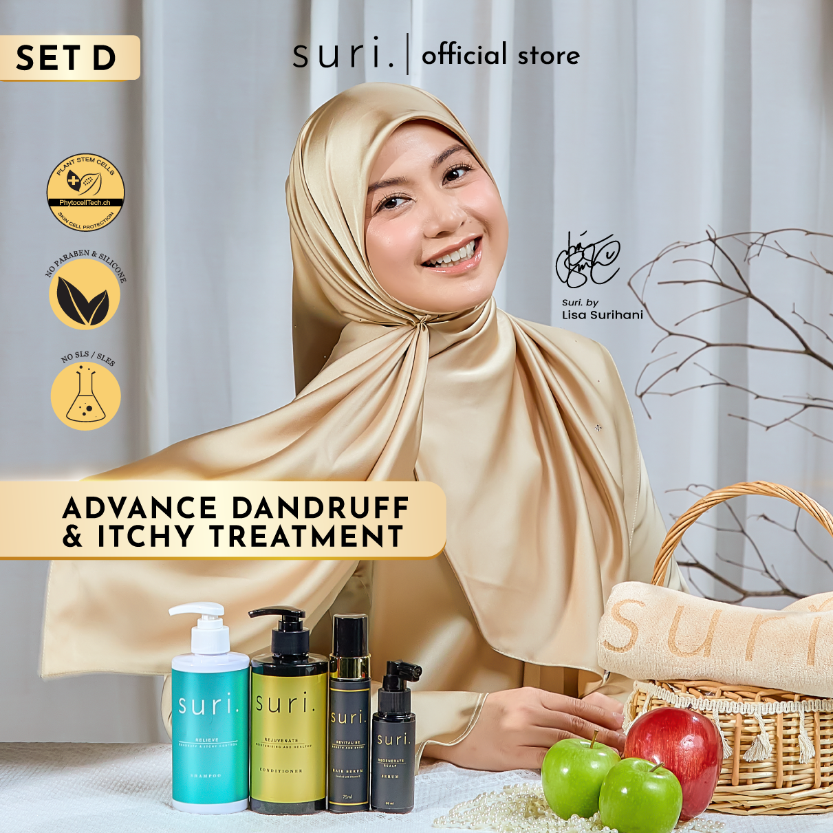 SET D : Advance Dandruff and Itchy Treatment